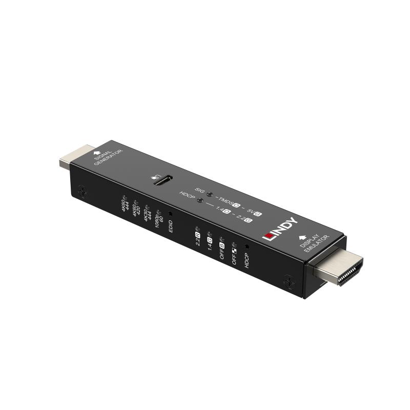 Emulator Lindy HDMI 4K60 Signal Generator & Display, Supported Bandwidth: