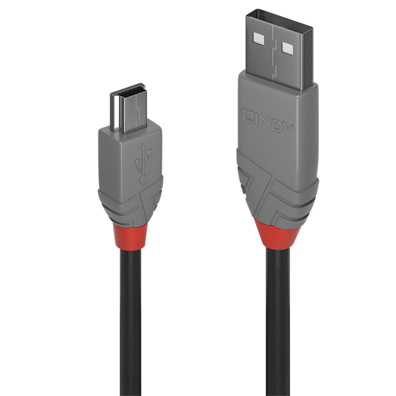 Cablu Lindy 3m USB 2.0 Type A to Mini B,