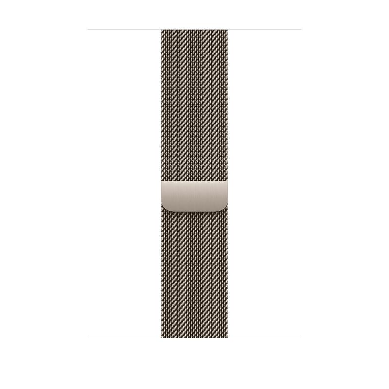 Curea pentru Apple Watch 46mm Natural Milanese Loop - S/M