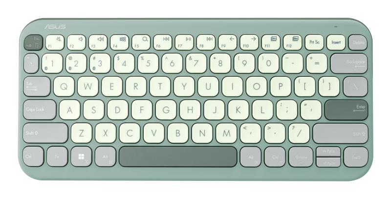 Tastatura wireless ASUS KW100, Culoare: Green Tea Latte, Greutate: 0.374 - imagine 4