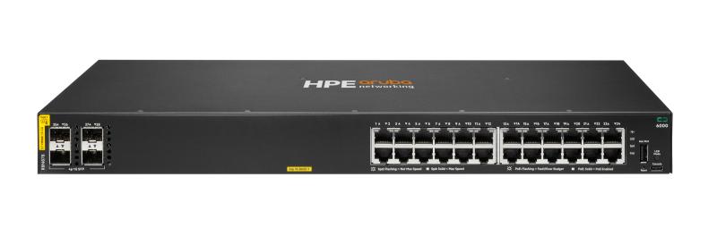 Switch HPE Aruba Networking CX 6000 24p, Gigabit, 24 porturi,