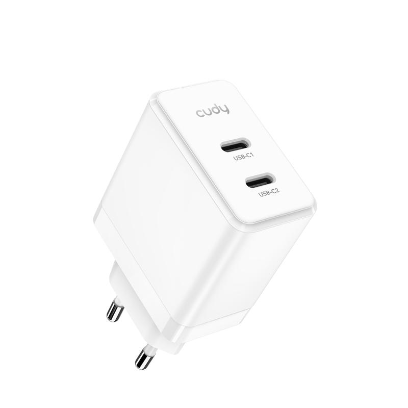 CUDY 2-Port 40W USB-C Charger, GaN, 2 x USB-C (20W - imagine 3