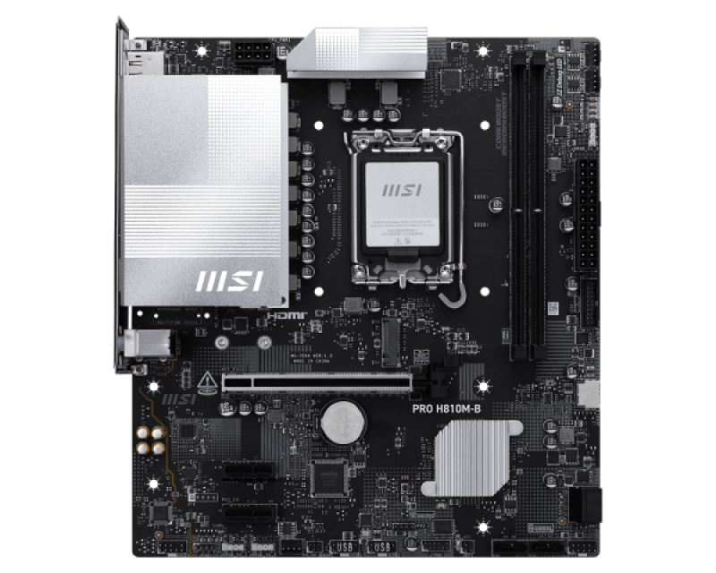 Placa de baza MSI PRO H810M-B, Socket 1851, DDR5, Micro-ATX