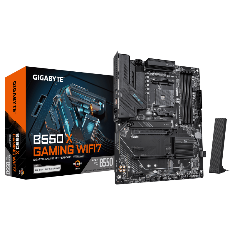 Placa de baza Gigabyte B550 X GAMING WIFI7, Socket AM4,