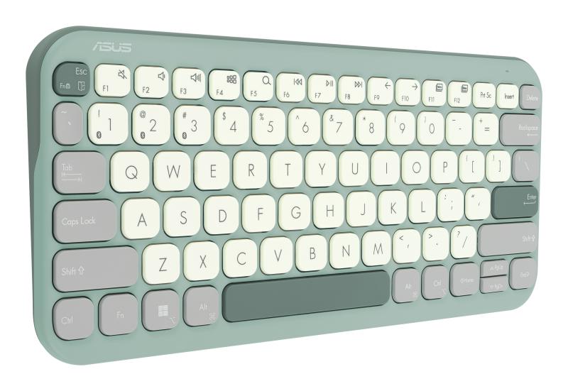 Tastatura wireless ASUS KW100, Culoare: Green Tea Latte, Greutate: 0.374 - imagine 10