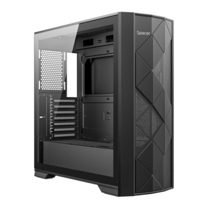 Carcasa SPACER INFINITY, Mid Tower, Black