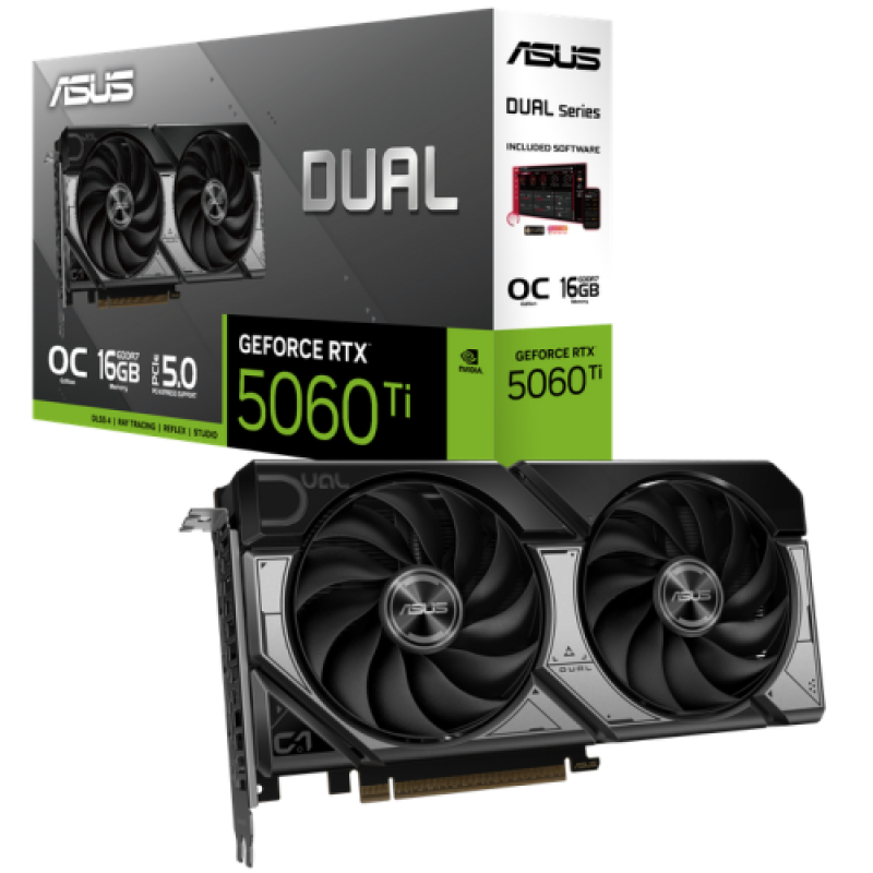Placa video ASUS GeForce RTX 5060 Ti, 16GB GDDR7, PCI