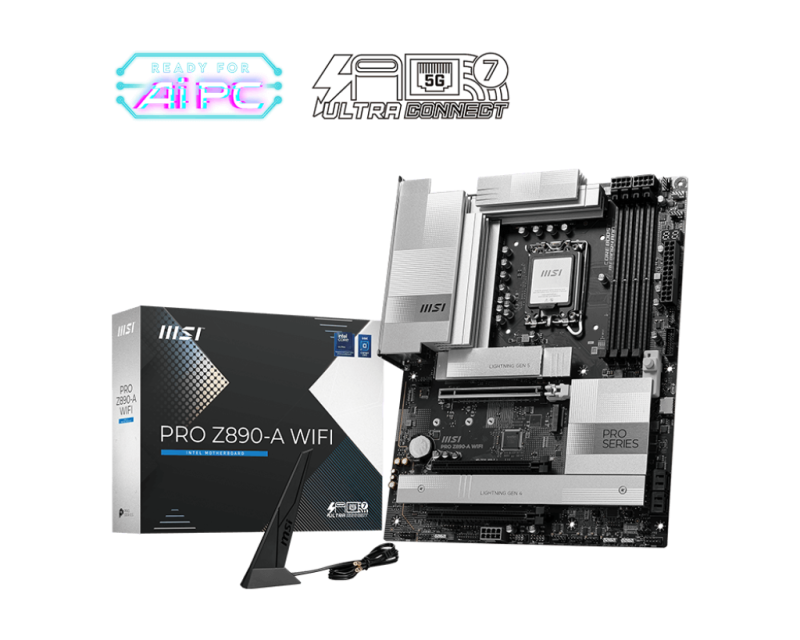 Placa de baza MSI PRO Z890-A WIFI, Socket 1851, DDR5,