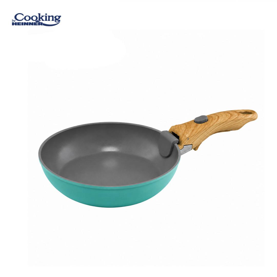 SET 8 PIESE DIN ALUMINIU FORJAT MARBELLA TURQUISE, COOKING BY - imagine 8