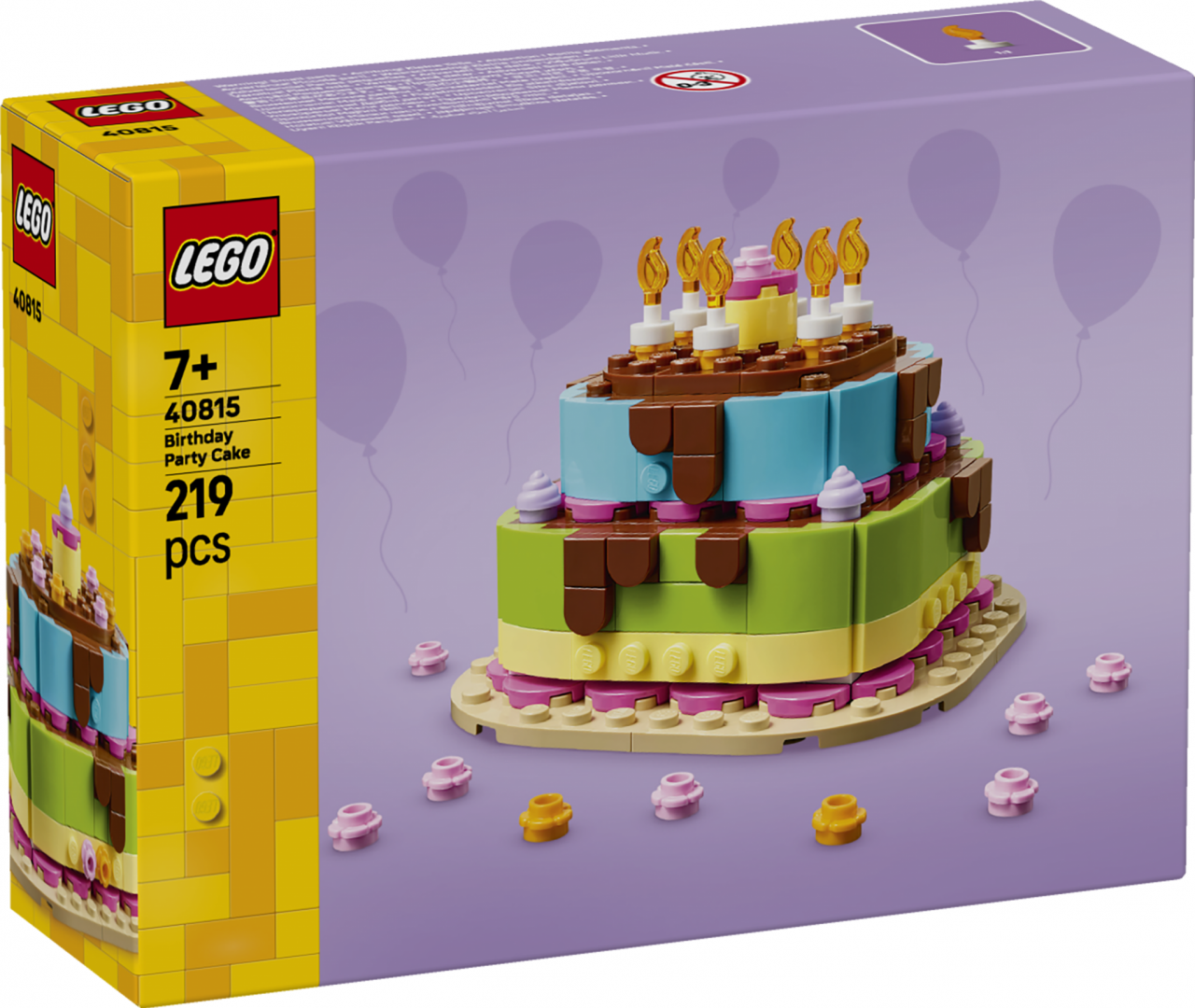 TORT PENTRU PETRECEREA DE ZI DE NASTERE LEGO40815 - imagine 4