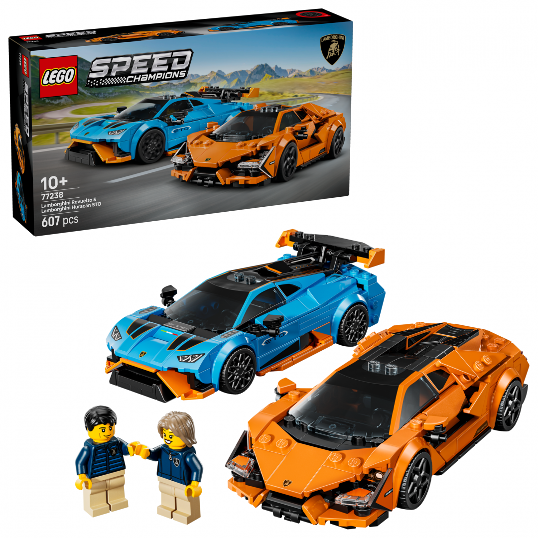 LAMBORGHINI REVUELTOI HURACAN LEGO77238 - imagine 5