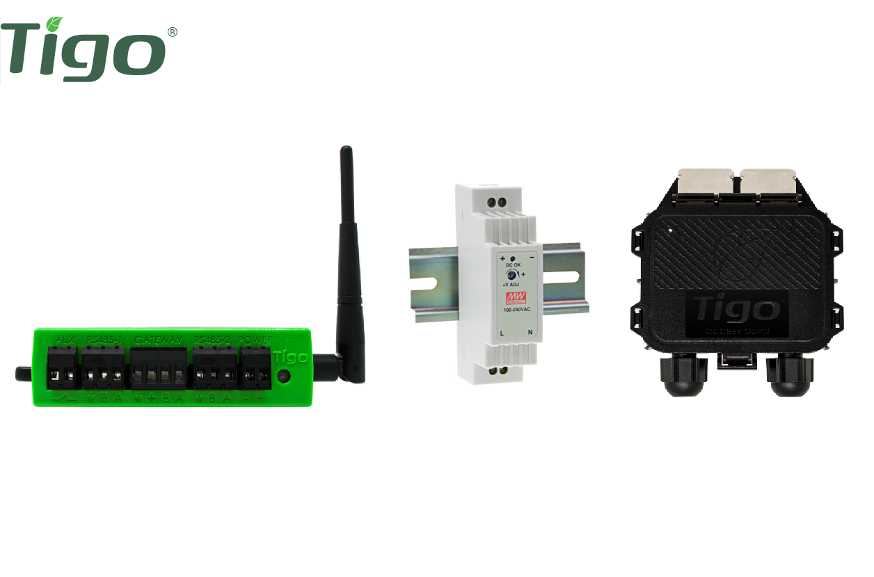 Tigo Kit, Cloud Connect Advanced, Tigo Access Point, Sina DIN