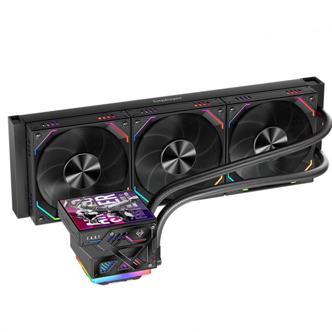 Cooler Procesor 1stPlayer FT 360-bk FAST aRGB, 12 cm, 3