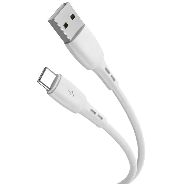 Cablu Lemontti Wind Fast Charge, USB A/ USB C, 1.2m,