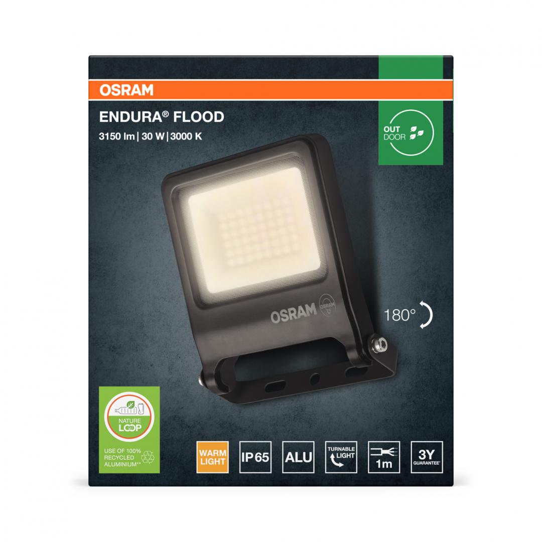 Proiector LED OSRAM ENDURA FLOOD, 30W, 220-240V, 2700 lm, lumina