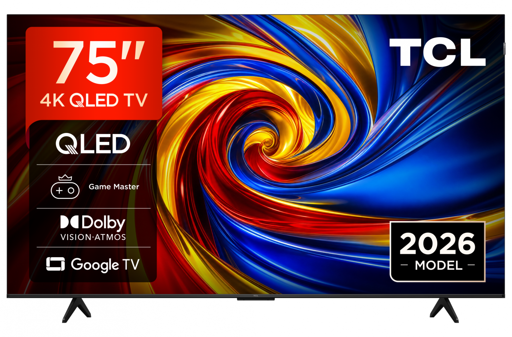 Televizor TCL QLED 75QLED780L, 189 cm, Smart Google TV, 4K