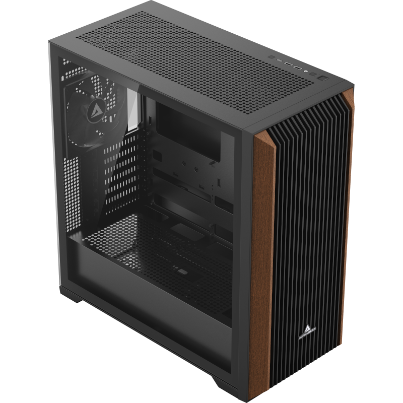 Carcasa ALPHAGEAR Vector, Mid Tower, Black - imagine 2