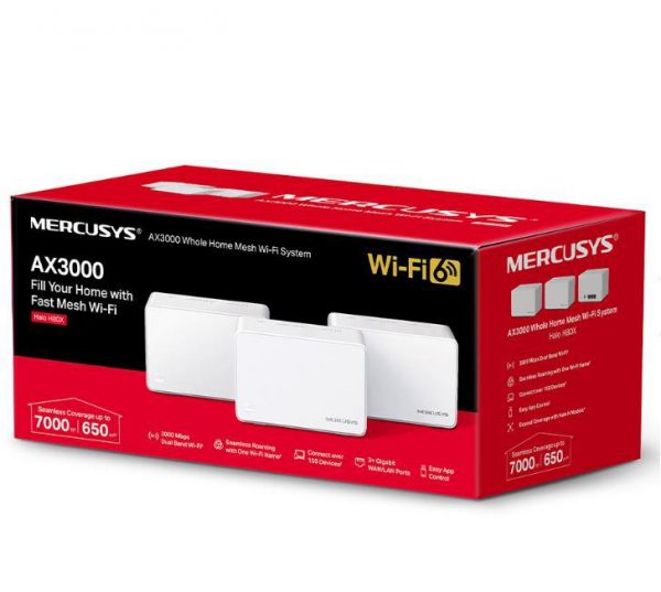 Mercusys AX3000 Whole Home Wi-Fi system HALO H80X(3-PACK),wi-fi 6 Dual-Band, - Image 5