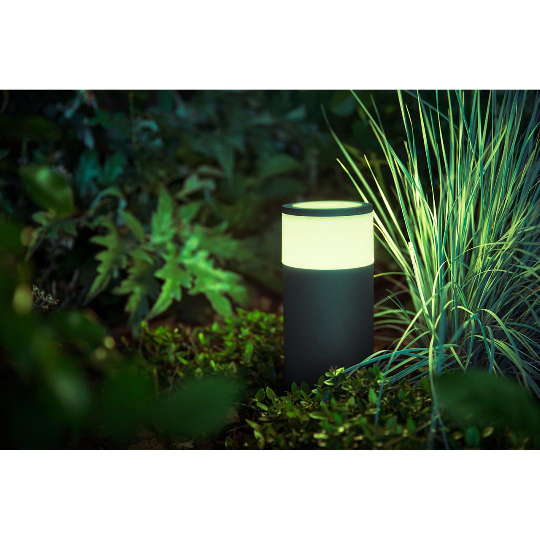 Stalp LED RGB extensie pentru iluminat exterior Philips Hue Calla, - imagine 10