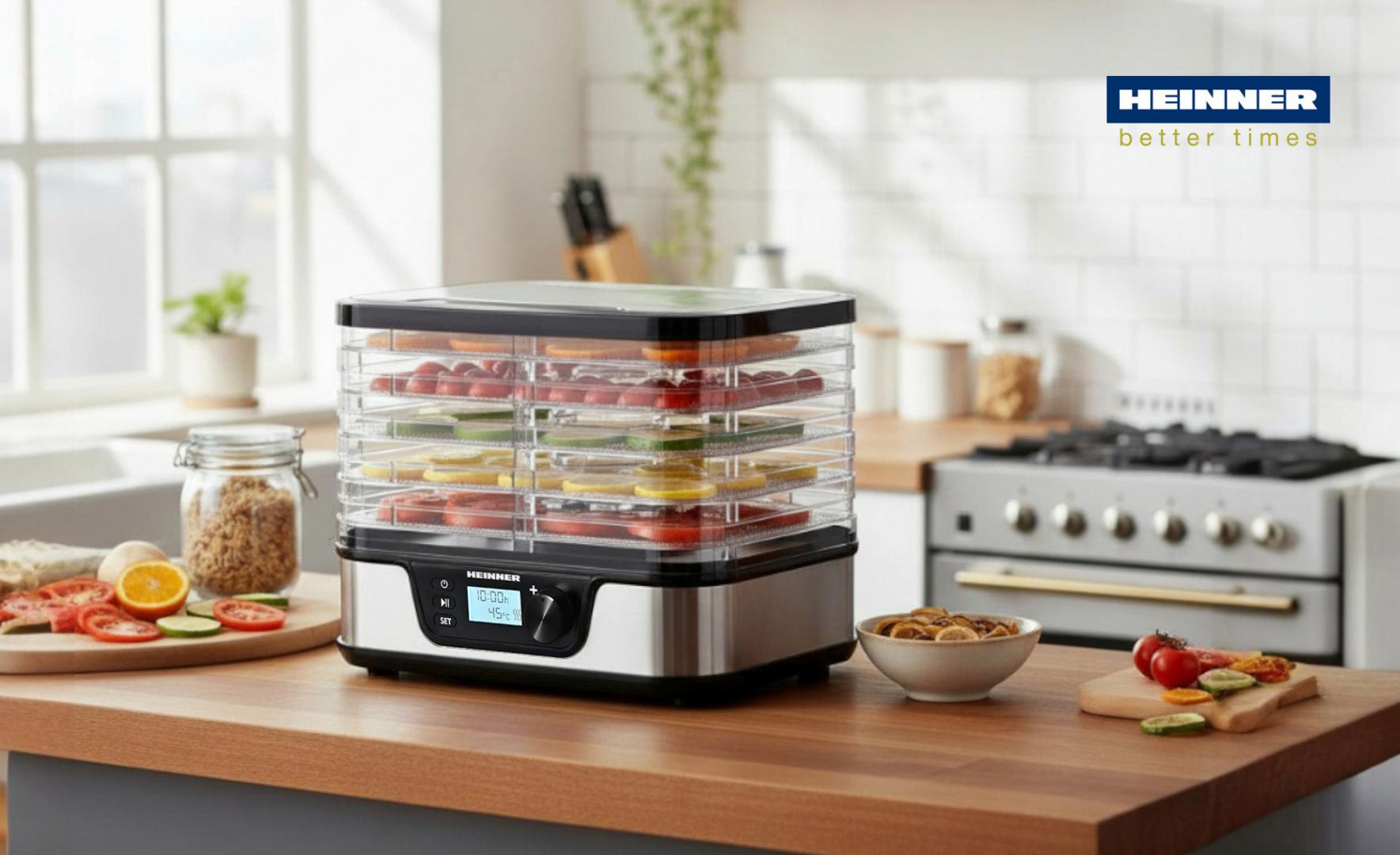 DESHIDRATOR FRUCTE SI LEGUME HEINNER ELITEDRY HFD-K380DSS - imagine 9