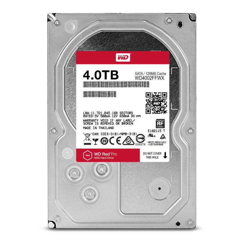 HDD intern WD, 3.5", 4TB, RED Pro, SATA 6Gb/s, 7200rpm,