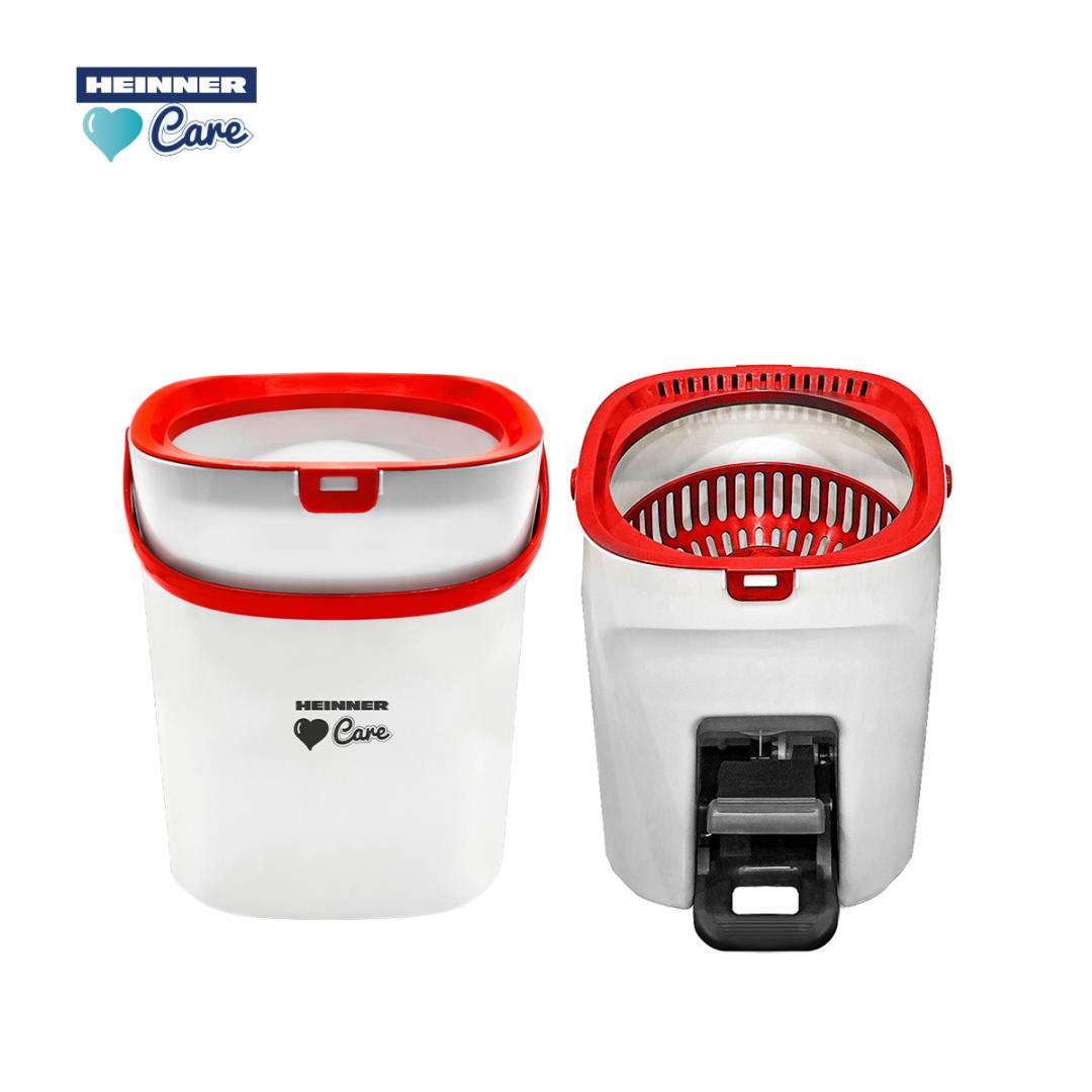 SET CURATENIE CU PEDALA WASH&DRY, CLEAN STEP, ROSU - imagine 4