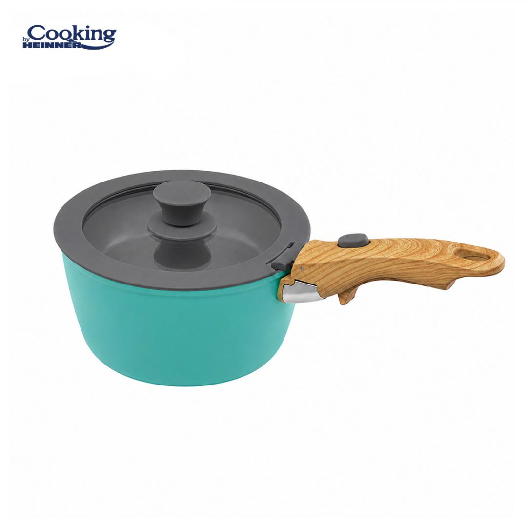 SET 8 PIESE DIN ALUMINIU FORJAT MARBELLA TURQUISE, COOKING BY - imagine 6