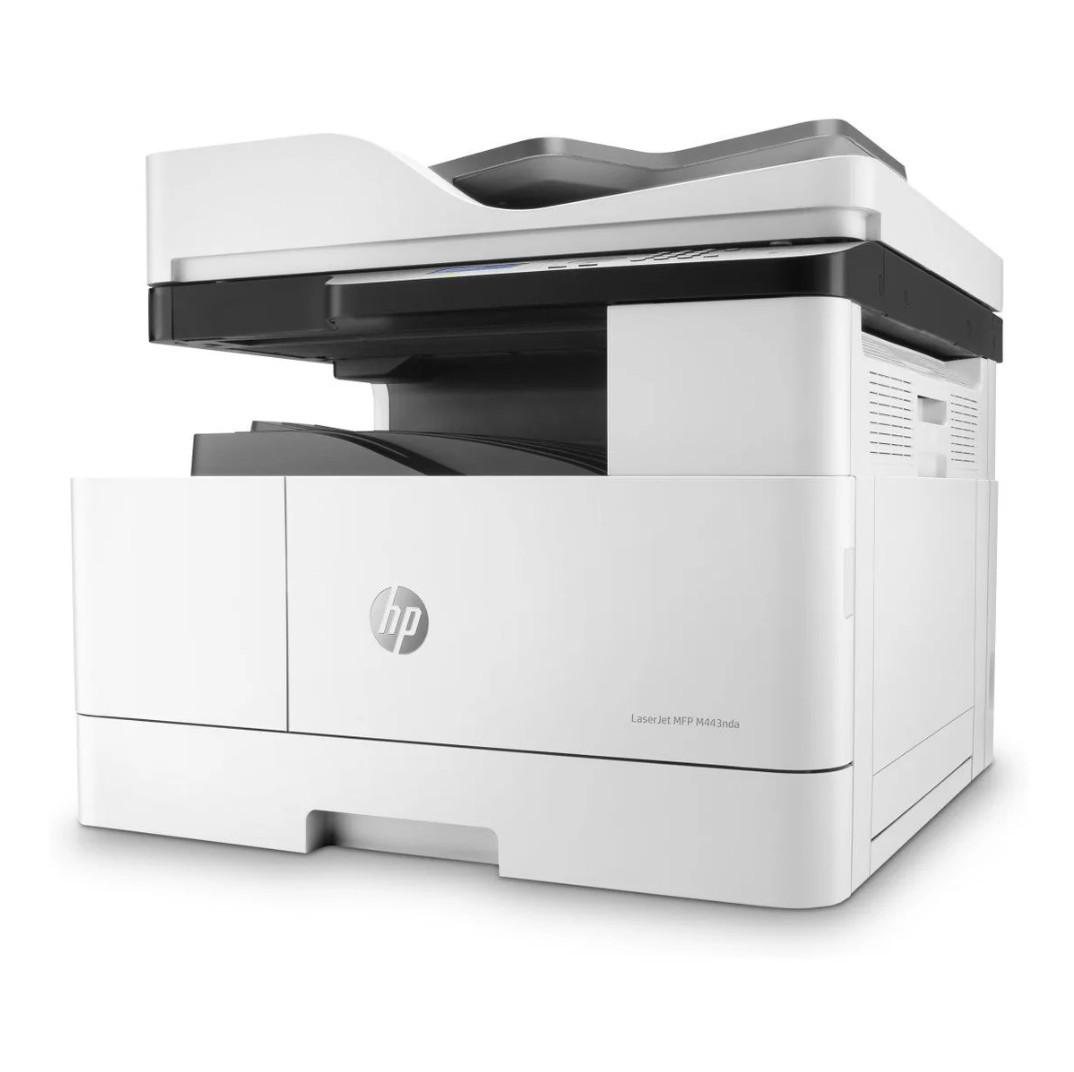 Multifunctional laser HP LaserJet MFP M443NDA, format A3, Monocrom, Duplex, - imagine 2