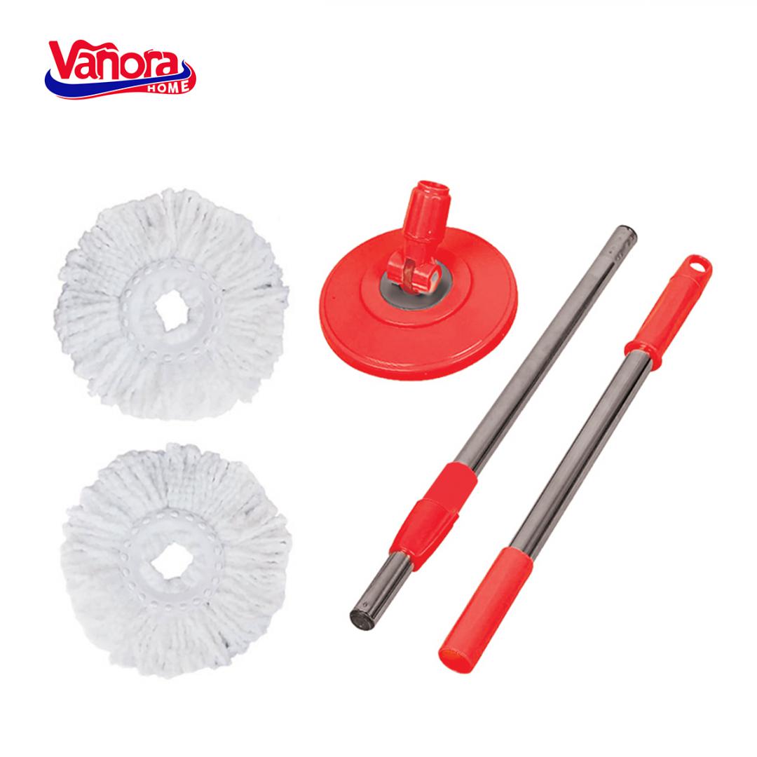 SET CURATENIE CU MOP ROTATIV, CLEAN360, ROSU - imagine 7