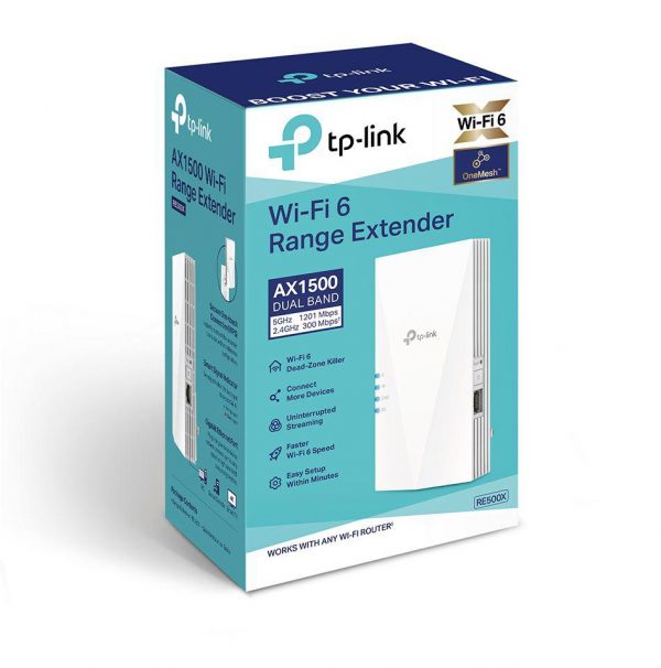 TP-link AX1500 Wi-Fi Range Extender, RE500X, 1 Port Ethernet Gigabit, - Image 4
