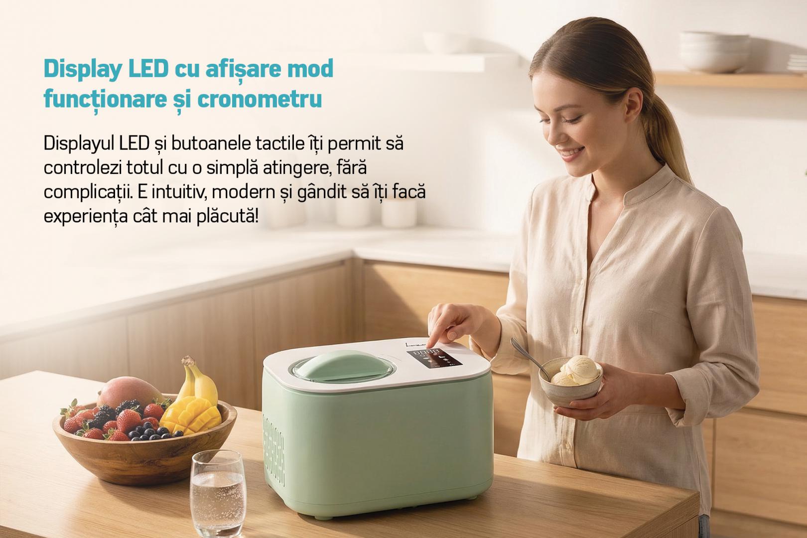 Aparat de făcut înghețată FRAM FICM-DW16GR - imagine 4