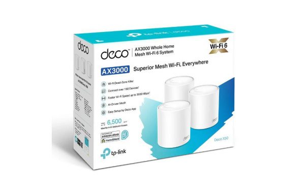 TP-Link AX3000 whole home mesh Wi-Fi 6 System, Deco X50(3-pack); - Image 5
