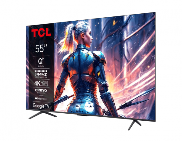 Televizor TCL QLED 55T8B, 139 cm, Smart Google TV, 4K - imagine 4