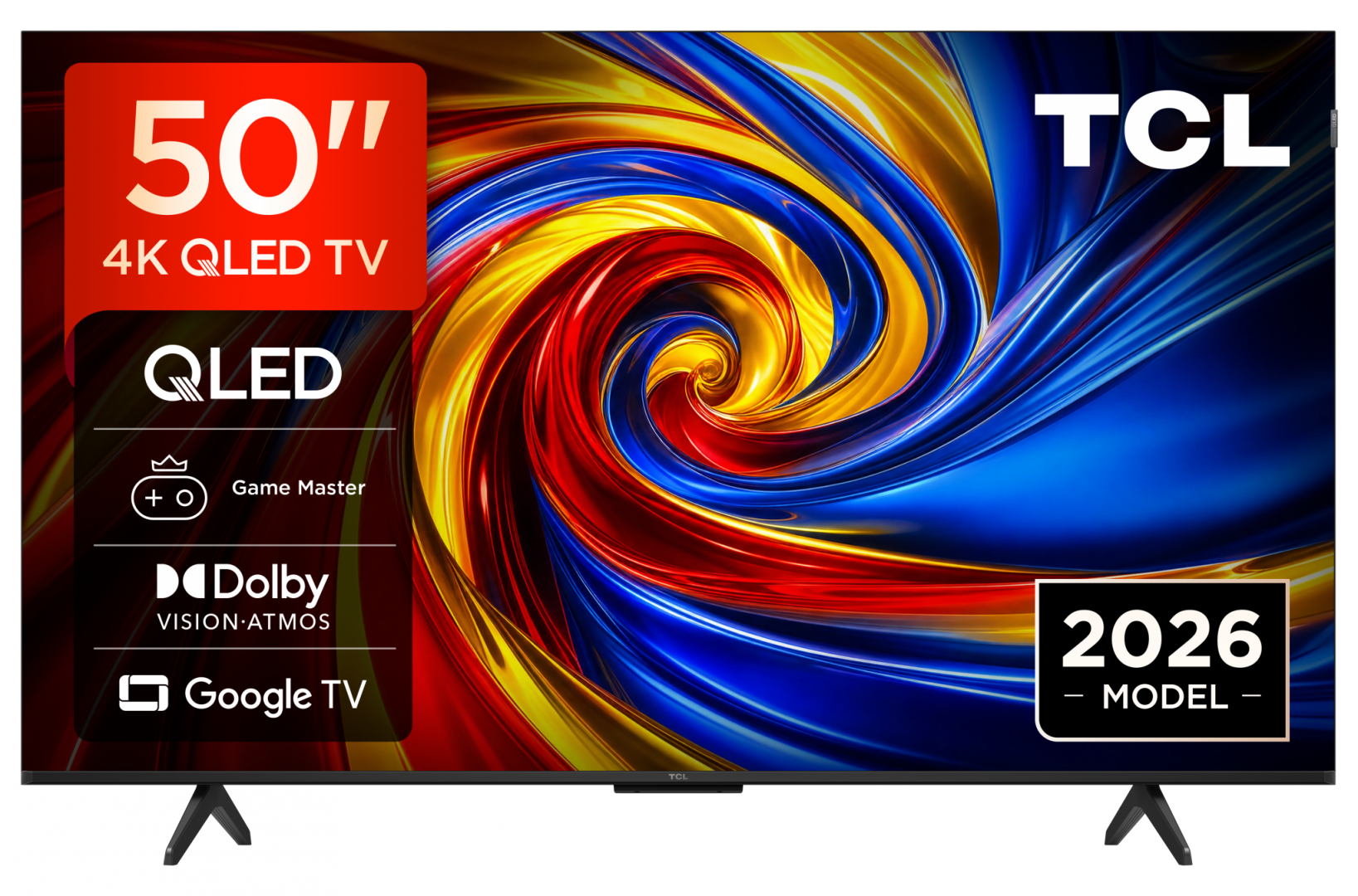 Televizor TCL QLED 50QLED780L, 126 cm, Smart Google TV, 4K