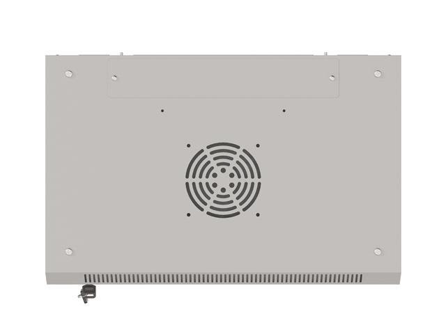 Dulap rack de perete 19", 4U, 540x350 mm, usa din - imagine 3