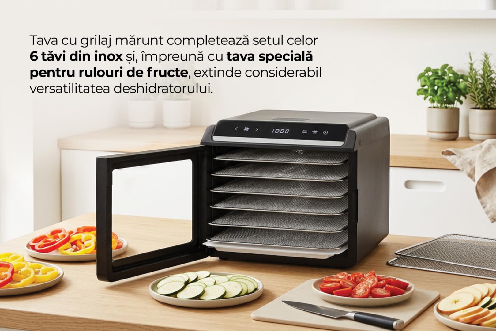 DESHIDRATOR FRUCTE SI LEGUME HEINNER NATUREDRY HFD-KD600BK - imagine 11