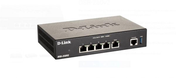 D-Link DSR-250v2 5 Port Gigabit VPN Router, interfata: 1 x - Image 3