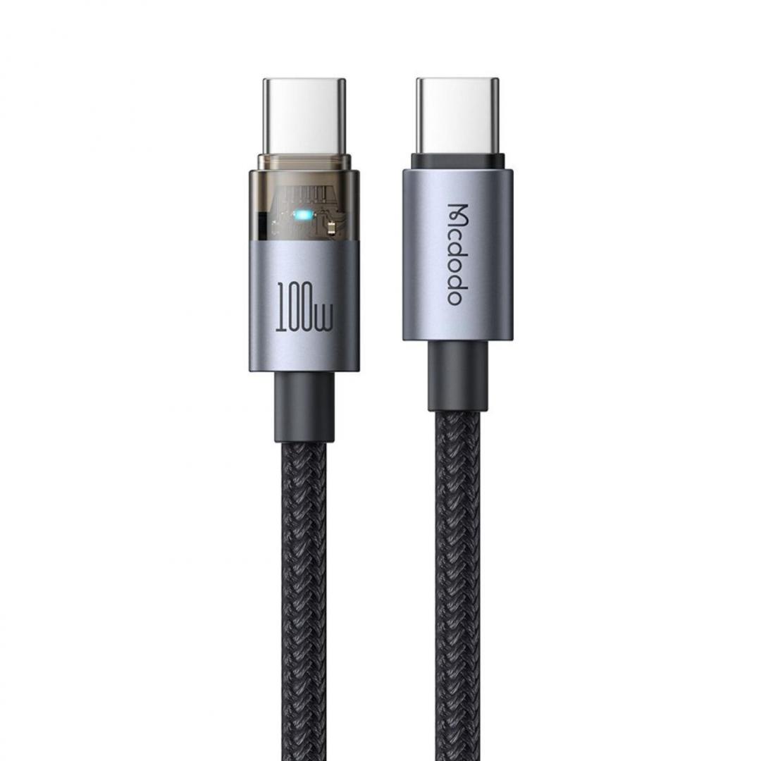 Cablu Type-C la Type-C Mcdodo CA-5580, 100W, 1.2m, negru - imagine 2