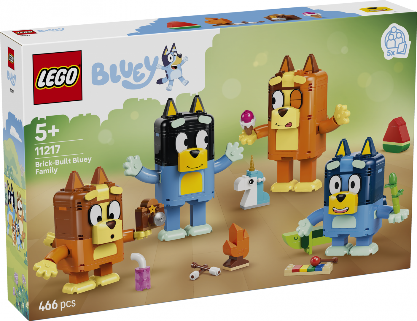 FAMILIA LUI BLUE DIN CARAMIZI LEGO11217 - imagine 3