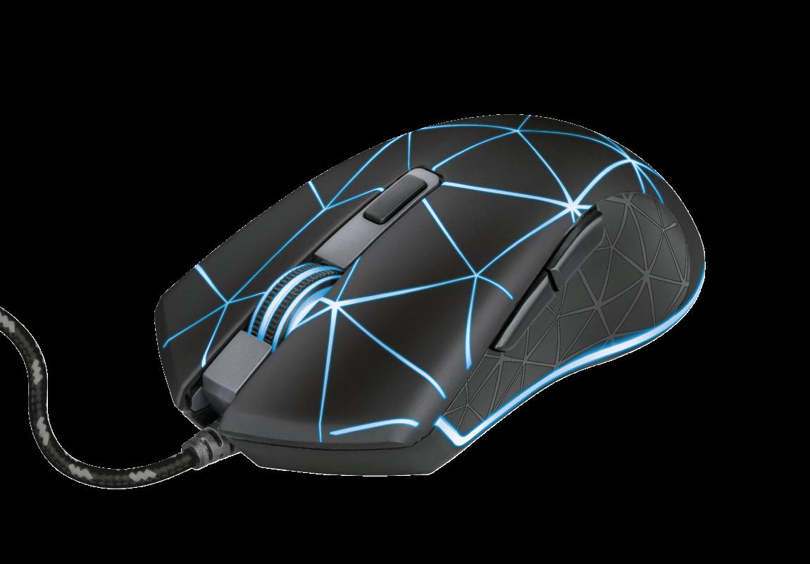 Mouse cu fir Trust GXT 133 Locx Illuminated Gaming Mouse