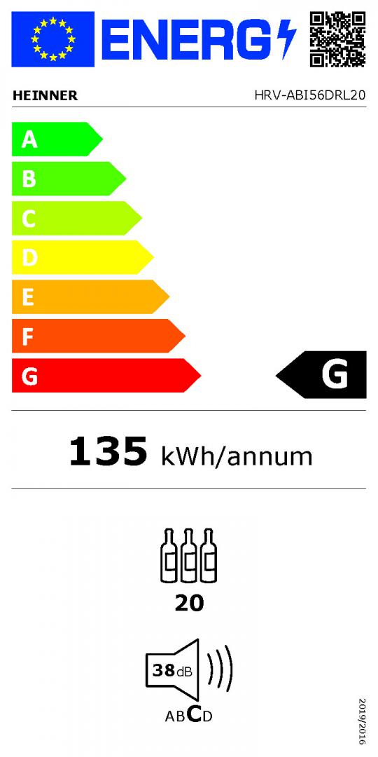 RACITOR DE VINURI HEINNER HRV-ABI56DRL20 - imagine 3