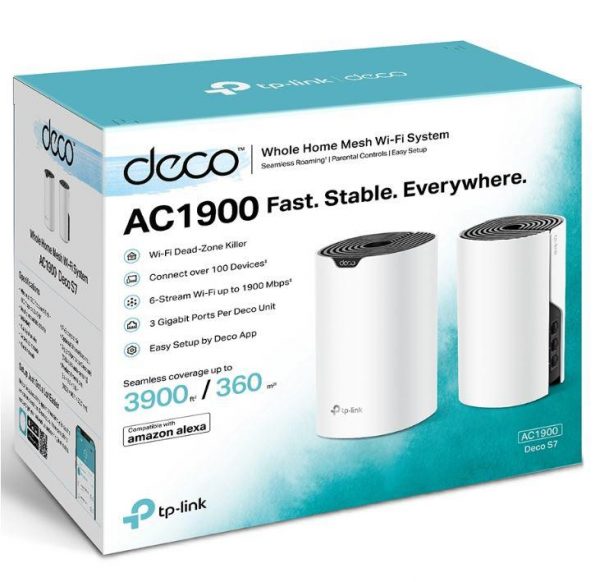 TP-Link Sistem Mesh Wi-Fi pentru întreaga casă AC1900, DECO S7(2- - Image 3