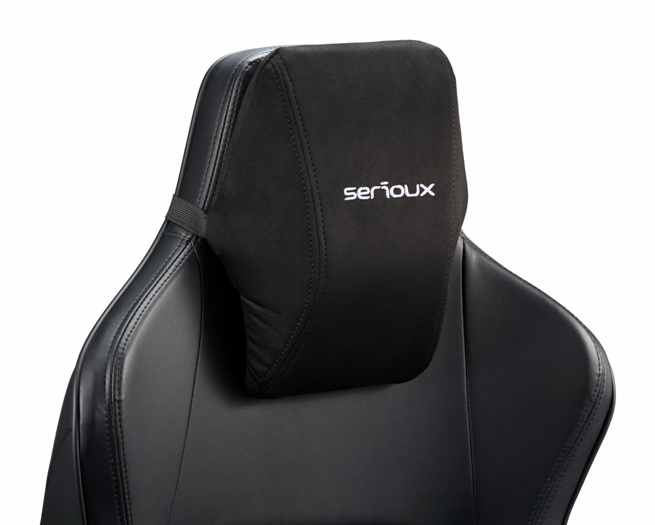 Scaun Gaming Serioux Prime, Capacitate greutate: 150 kg, Material suprafață: - imagine 8