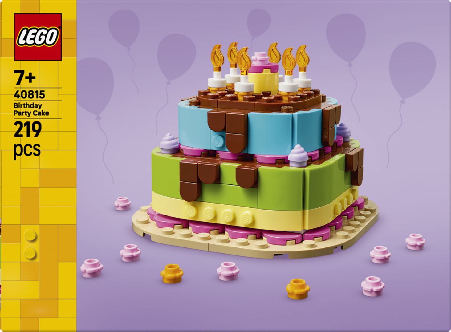 TORT PENTRU PETRECEREA DE ZI DE NASTERE LEGO40815 - imagine 3