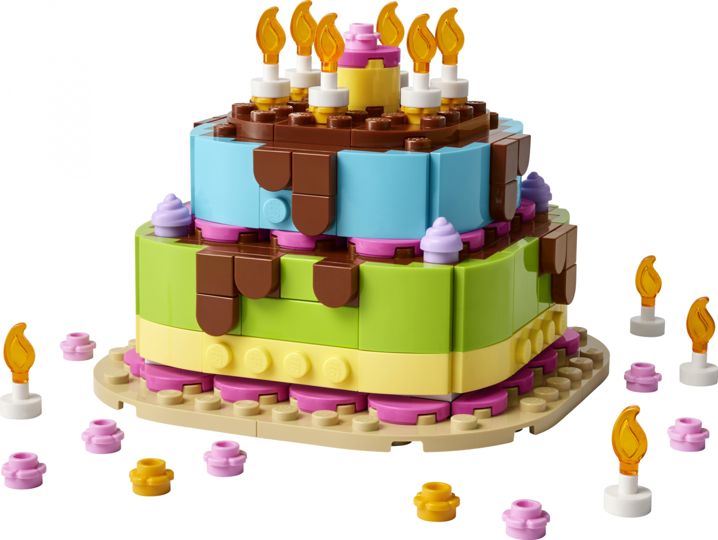 TORT PENTRU PETRECEREA DE ZI DE NASTERE LEGO40815 - imagine 5