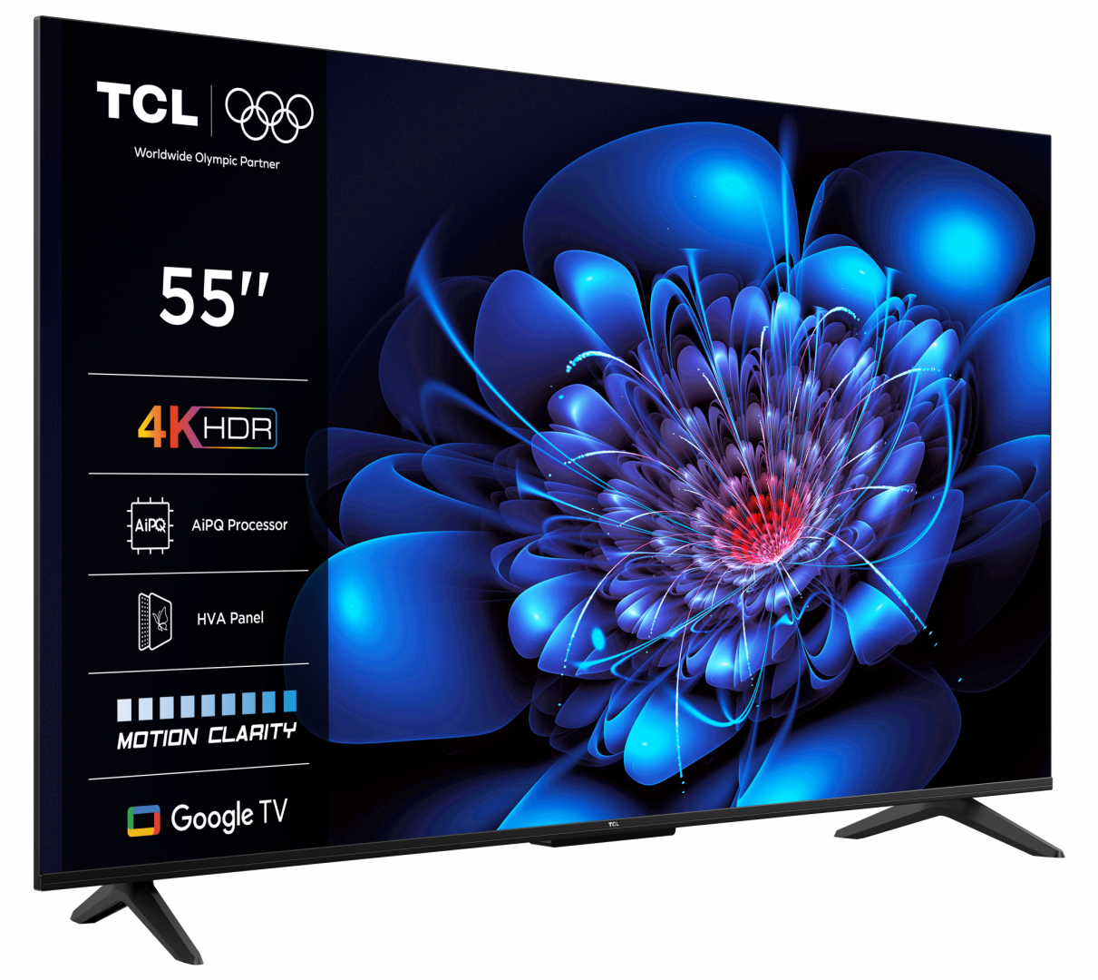 Televizor TCL LED 55P61K, 139 cm, Smart Google TV, 4K - imagine 2