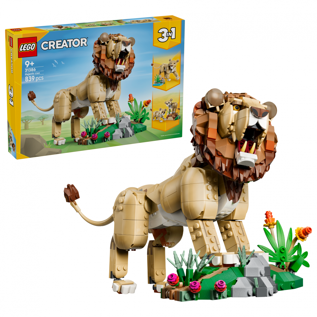 ANIMALE SALBATICE:LEU MAIESTUOS LEGO31386