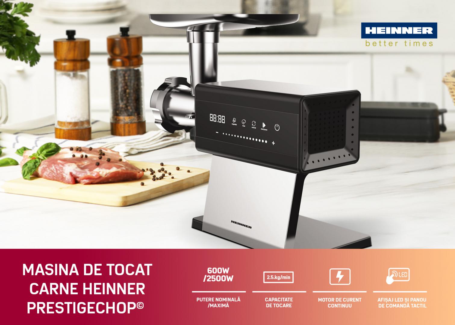 MASINA DE TOCAT HEINNER PRESTIGECHOP HMG-DTSS2500 - imagine 6