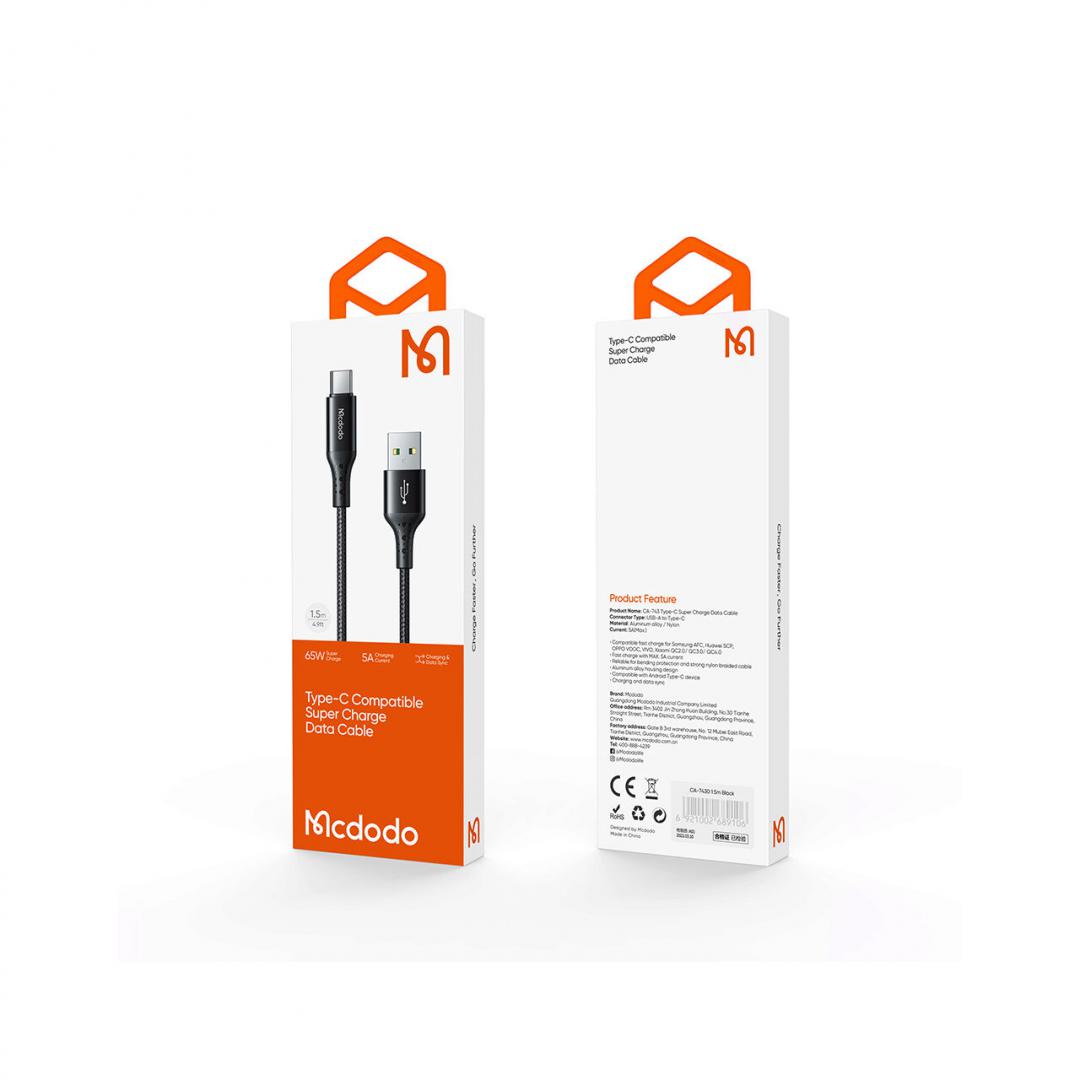 Incarcator MCDODO Nest Series, 65W, 1 port, Negru - imagine 2