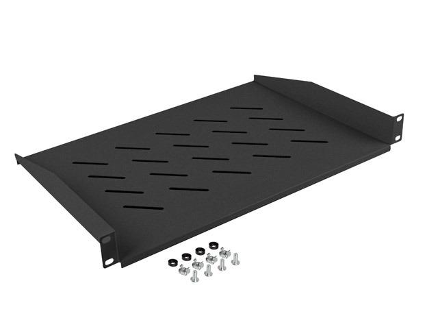 Poliță fixă 19" 1U / 483x315 mm,  max. 25